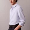 Chemise boutonnée ample en coton uni Chemise boutonnée ample en coton uni