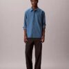 Chemise boutonnée ample en flanelle mélangée Chemise boutonnée ample en flanelle mélangée