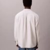 Chemise boutonnée ample en flanelle mélangée Chemise boutonnée ample en flanelle mélangée