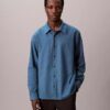 Chemise boutonnée ample en flanelle mélangée Chemise boutonnée ample en flanelle mélangée