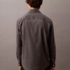 Chemise boutonnée ample en mélange de laine Chemise boutonnée ample en mélange de laine