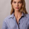 Chemise boutonnée ample en popeline de coton Chemise boutonnée ample en popeline de coton