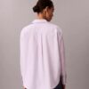 Chemise boutonnée ample en popeline de coton Chemise boutonnée ample en popeline de coton