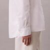 Chemise boutonnée ample en popeline de coton Chemise boutonnée ample en popeline de coton