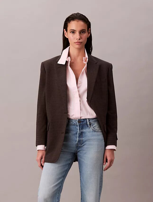 Chemise boutonnée ample à rayures Chemise boutonnée ample à rayures