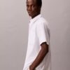 Chemise boutonnée en coton Stretch à fines rayures Chemise boutonnée en coton Stretch à fines rayures
