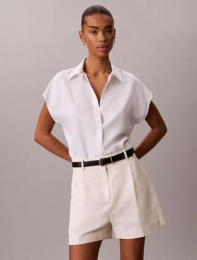 Chemise boutonnée en lyocell