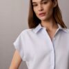Chemise boutonnée en lyocell Chemise boutonnée en lyocell