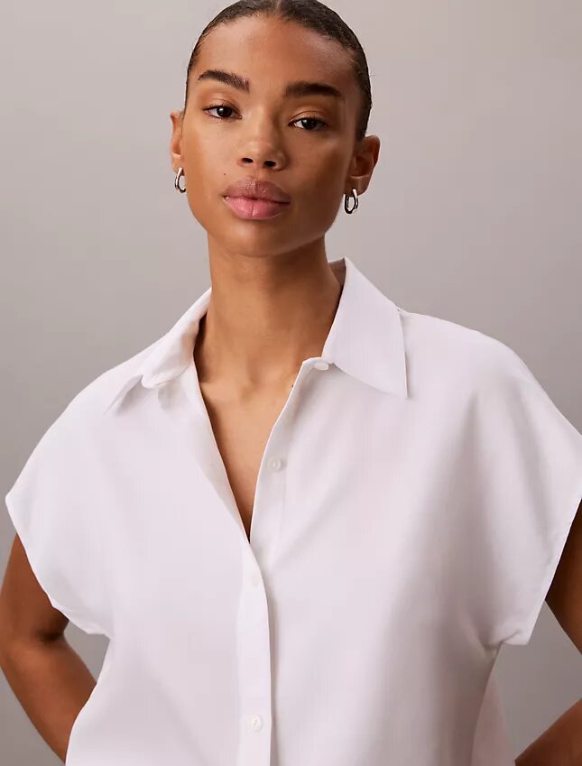 Chemise boutonnée en lyocell Chemise boutonnée en lyocell