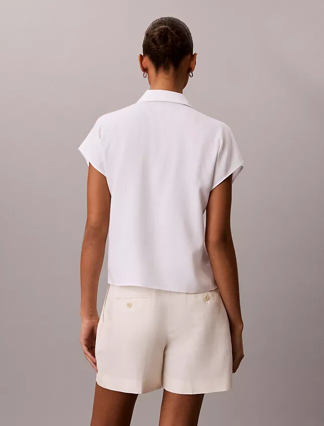 Chemise boutonnée en lyocell Chemise boutonnée en lyocell