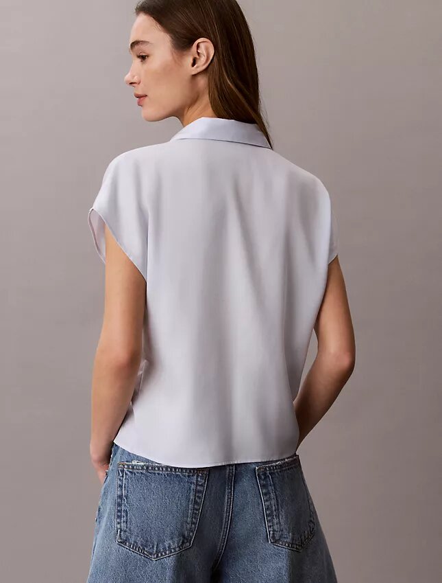 Chemise boutonnée en lyocell Chemise boutonnée en lyocell