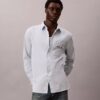 Chemise boutonnée en oxford délavé avec logo Chemise boutonnée en oxford délavé avec logo