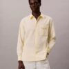 Chemise boutonnée en oxford délavé avec logo Chemise boutonnée en oxford délavé avec logo