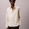 Chemise boutonnée en popeline de coton Cotton Stretch à rayures Chemise boutonnée en popeline de coton Cotton Stretch à rayures