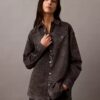 Chemise boutonnée à imprimé Denim Chemise boutonnée à imprimé Denim