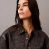 Chemise boutonnée à imprimé Denim Chemise boutonnée à imprimé Denim