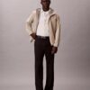 Chemise boutonnée à manches courtes en Cotton Stretch à rayures Chemise boutonnée à manches courtes en Cotton Stretch à rayures