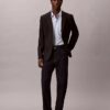 Chemise boutonnée à manches courtes en Cotton Stretch à rayures Chemise boutonnée à manches courtes en Cotton Stretch à rayures
