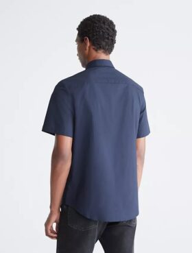 Chemise boutonnée slim en Cotton Stretch