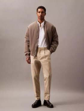 Chemise boutonnée slim en Cotton Stretch