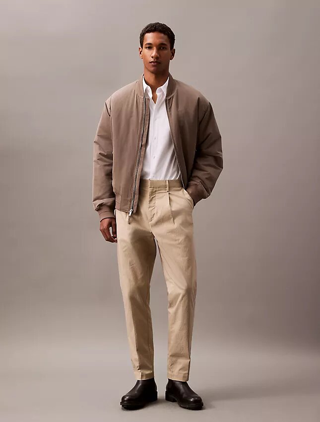 Chemise boutonnée slim en Cotton Stretch Chemise boutonnée slim en Cotton Stretch