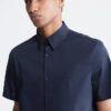Chemise boutonnée slim en Cotton Stretch Chemise boutonnée slim en Cotton Stretch