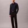 Chemise boutonnée slim en popeline de coton Cotton Stretch Chemise boutonnée slim en popeline de coton Cotton Stretch
