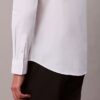 Chemise boutonnée slim en popeline de coton Cotton Stretch Chemise boutonnée slim en popeline de coton Cotton Stretch