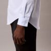 Chemise boutonnée slim fit unie gris acier Chemise boutonnée slim fit unie gris acier