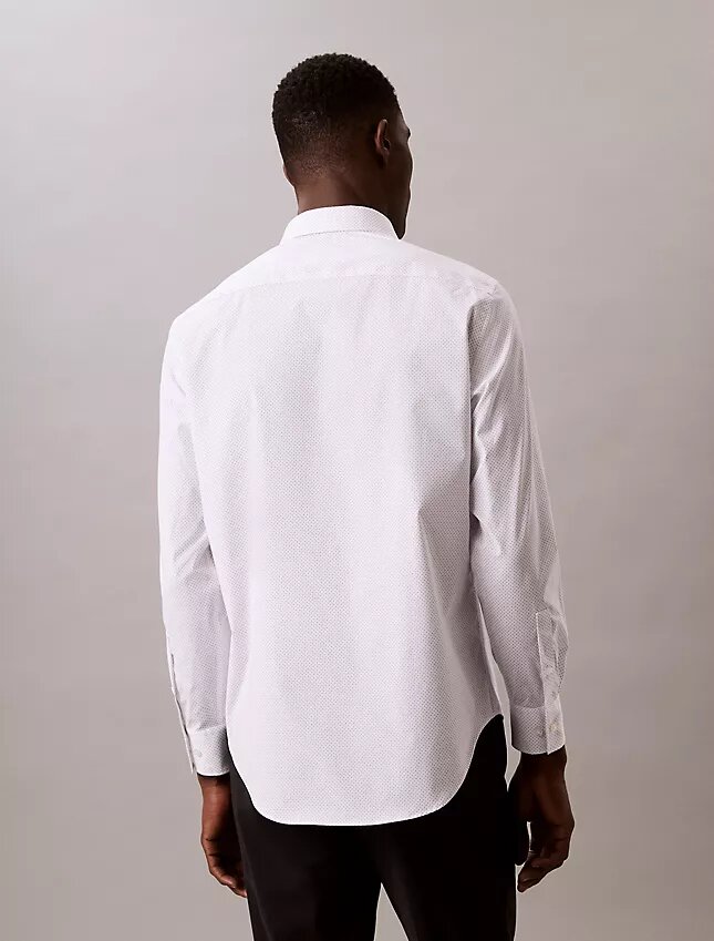 Chemise boutonnée slim stretch raffinée Chemise boutonnée slim stretch raffinée