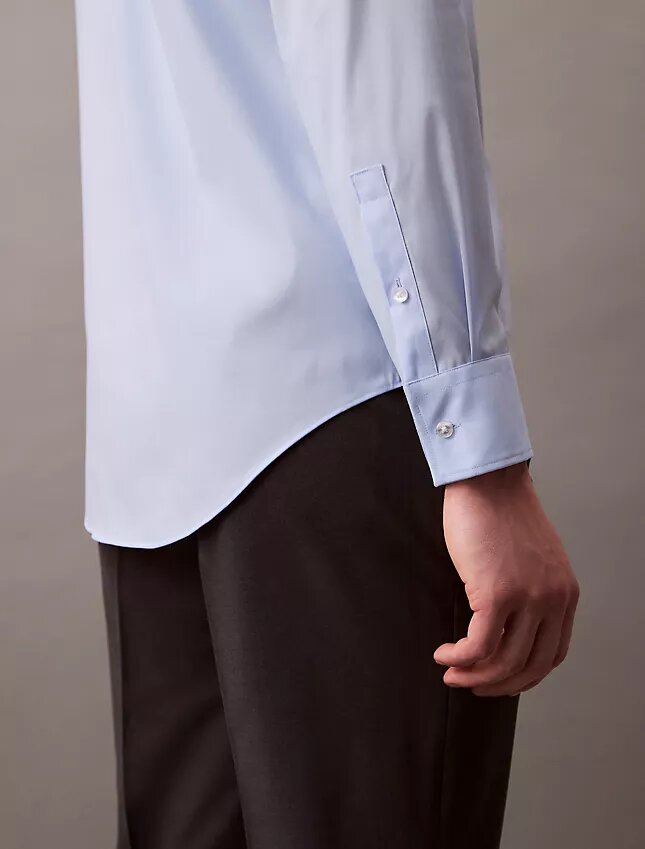 Chemise boutonnée slim stretch raffinée Chemise boutonnée slim stretch raffinée