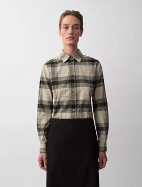 Chemise à carreaux Scarlett boutonnée