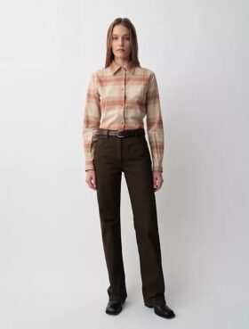Chemise à carreaux Scarlett boutonnée