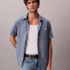 Chemise classique boutonnée en chambray Chemise classique boutonnée en chambray