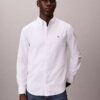 Chemise classique boutonnée en coton Oxford uni Chemise classique boutonnée en coton Oxford uni