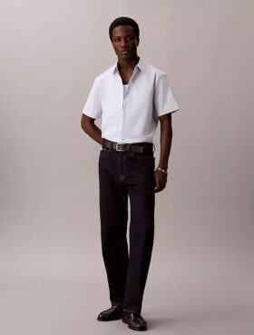 Chemise classique boutonnée en Cotton Stretch
