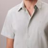 Chemise classique boutonnée en Cotton Stretch Chemise classique boutonnée en Cotton Stretch