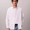 Chemise classique boutonnée en Cotton Stretch rayé Chemise classique boutonnée en Cotton Stretch rayé