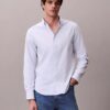 Chemise classique boutonnée en Cotton Stretch rayé Chemise classique boutonnée en Cotton Stretch rayé