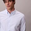 Chemise classique boutonnée en Cotton Stretch rayé Chemise classique boutonnée en Cotton Stretch rayé
