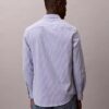 Chemise classique boutonnée en Cotton Stretch à rayures Chemise classique boutonnée en Cotton Stretch à rayures