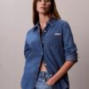 Chemise classique boutonnée en Denim Chemise classique boutonnée en Denim