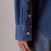 Chemise classique boutonnée en Denim Chemise classique boutonnée en Denim