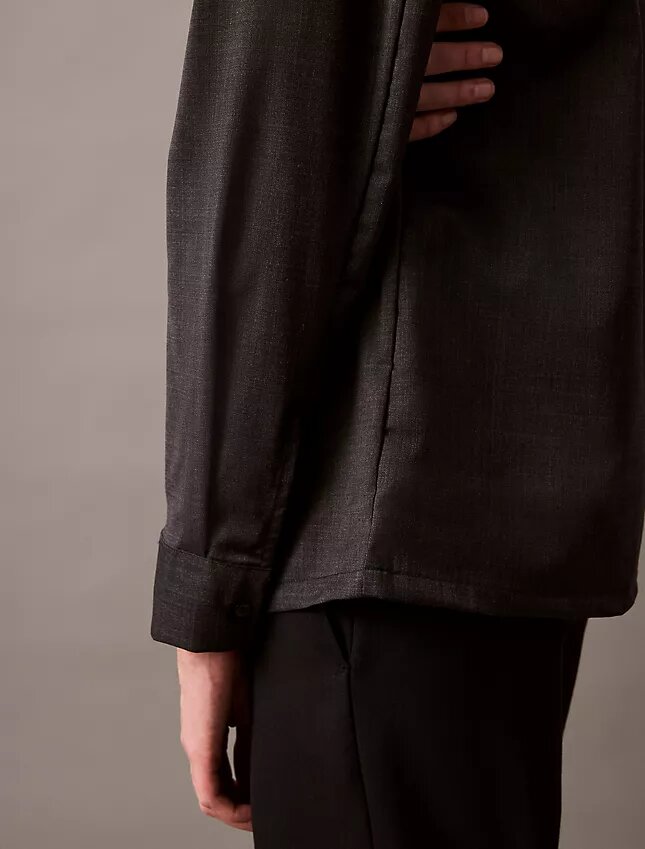 Chemise classique boutonnée en flanelle à motif pied-de-poule Chemise classique boutonnée en flanelle à motif pied-de-poule