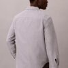 Chemise classique boutonnée en seersucker à rayures teint dans la masse Chemise classique boutonnée en seersucker à rayures teint dans la masse
