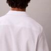 Chemise classique boutonnée en seersucker uni Chemise classique boutonnée en seersucker uni