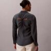 Chemise classique boutonnée en voile Chemise classique boutonnée en voile