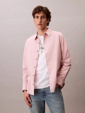 Chemise classique boutonnée à rayures