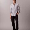 Chemise classique à boutons en oxford rayé Chemise classique à boutons en oxford rayé