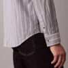 Chemise classique à boutons en oxford rayé Chemise classique à boutons en oxford rayé
